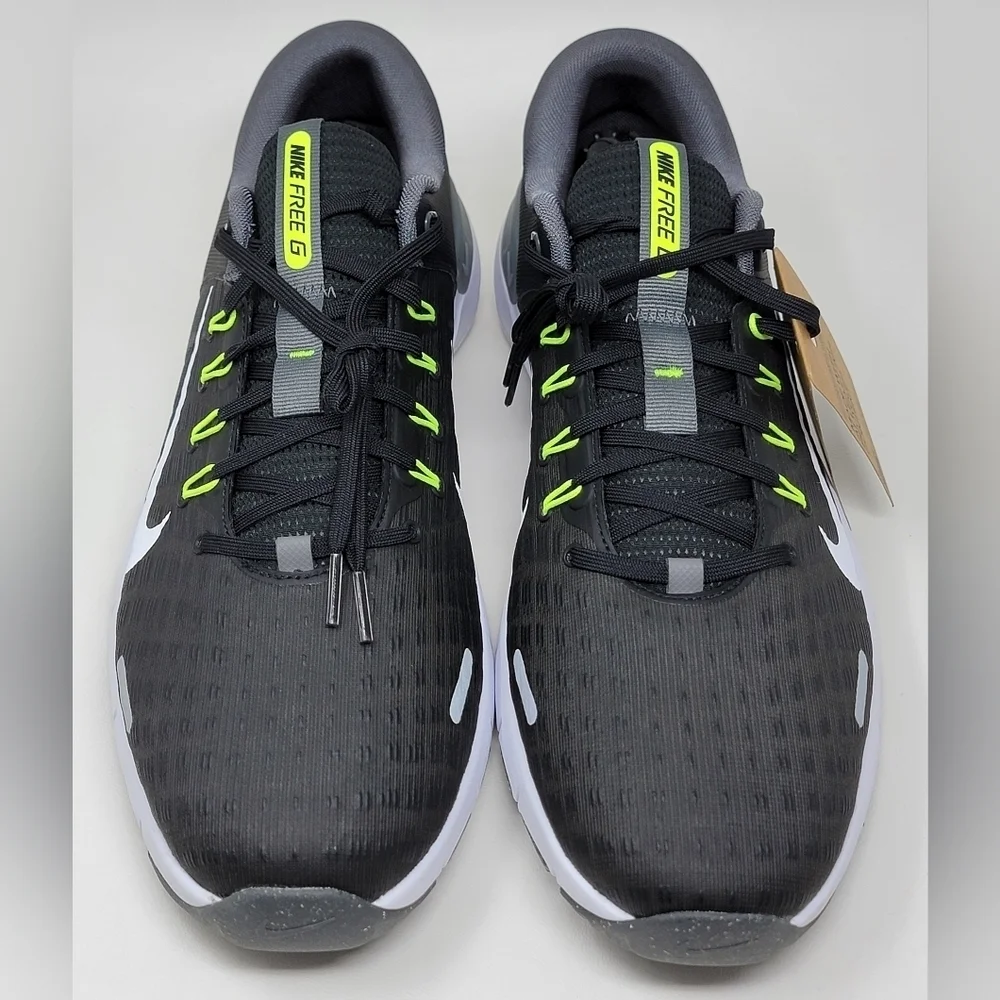 Nike Free Golf NN Golf Shoes Black Iron Grey White FN0332-001 Mens Size 11 New